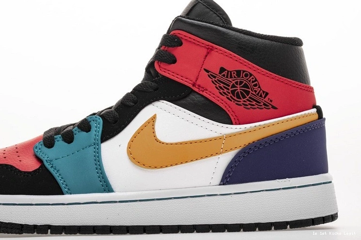 Multi-Color 1 Bred Jordan Mid 554724-125  1231